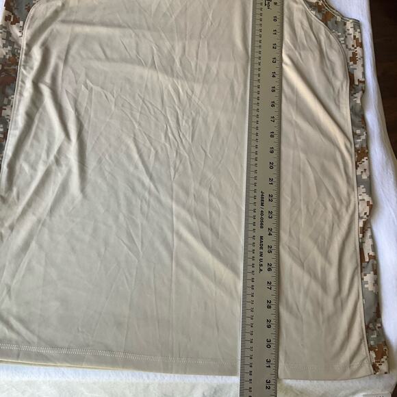 A4 Men’s Sleeveless Workout Casual Tank Top size L, Taupe Gray - Picture 3 of 7